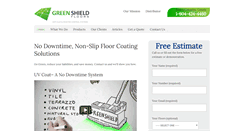 Desktop Screenshot of greenshieldfloors.com